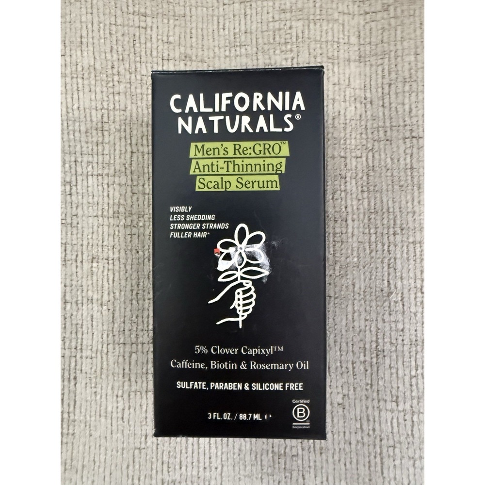 California Naturals Men's Re: Gro Anti-Thinning Scalp 3 Ounce (Pack of 1)